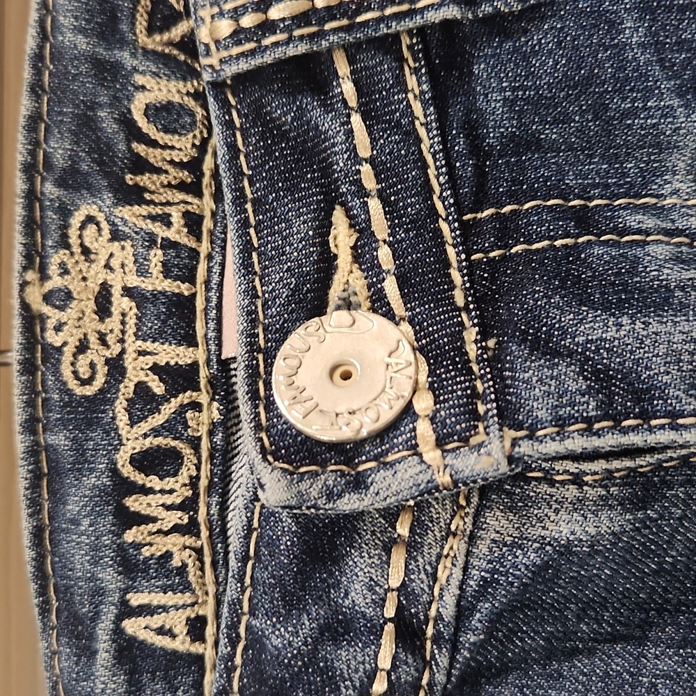 Almost Famous Women's Blue Jeans - Picture 2 of 10